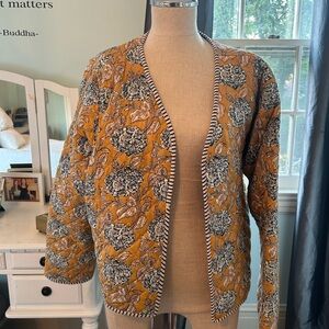 New floral cotton jacket Fox and Hen XL